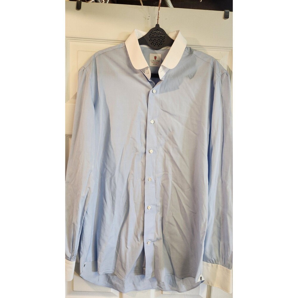 Men's Cordone 1956 Italian Dress Shirt Size 16 1/2 16.5